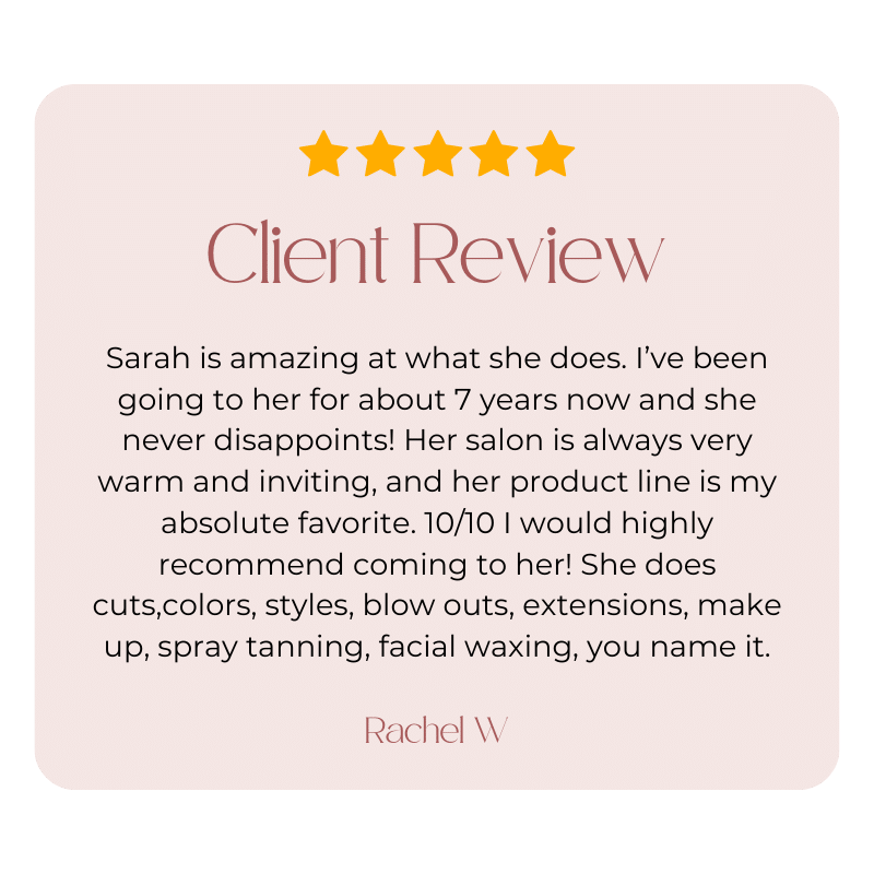 Google Review Rachel W